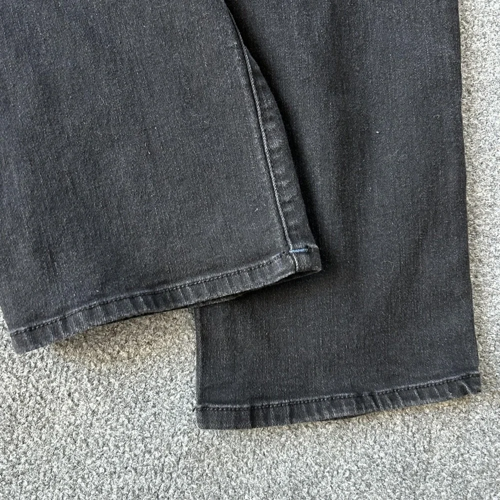 True‎ Religion Ricky Relaxed Straight Jeans Mens 34x33 Black Stretch Denim Logo